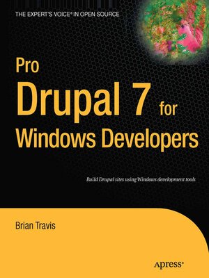 cover image of Pro Drupal 7 for Windows Developers